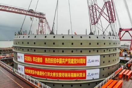 獻禮建黨98周年：天宸TS-K100系列超聲成孔成槽檢測儀助力深中通道海上超級工程順利完成重大節(jié)點